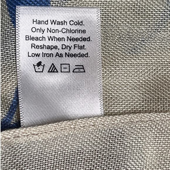 Coldwater Creek Etched‎ Paisley Scarf Cream and Blue NWT - Picture 5 of 5